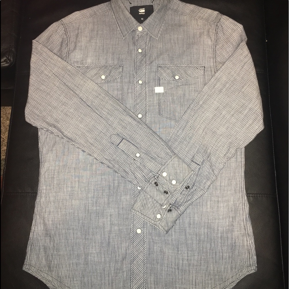 G-Star striped button up